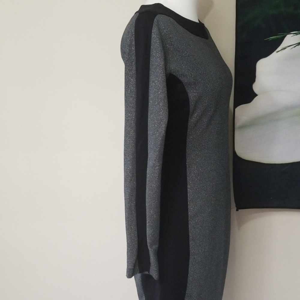 BCBGMaxazria Sage Boatneck Long Sleeve Dress - Picture 3 of 7